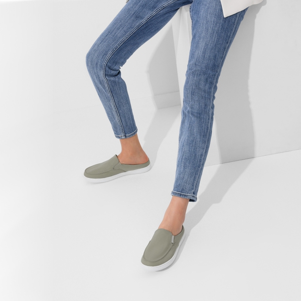 Lightweight Slip On Mules - LIGHT GREEN - 1